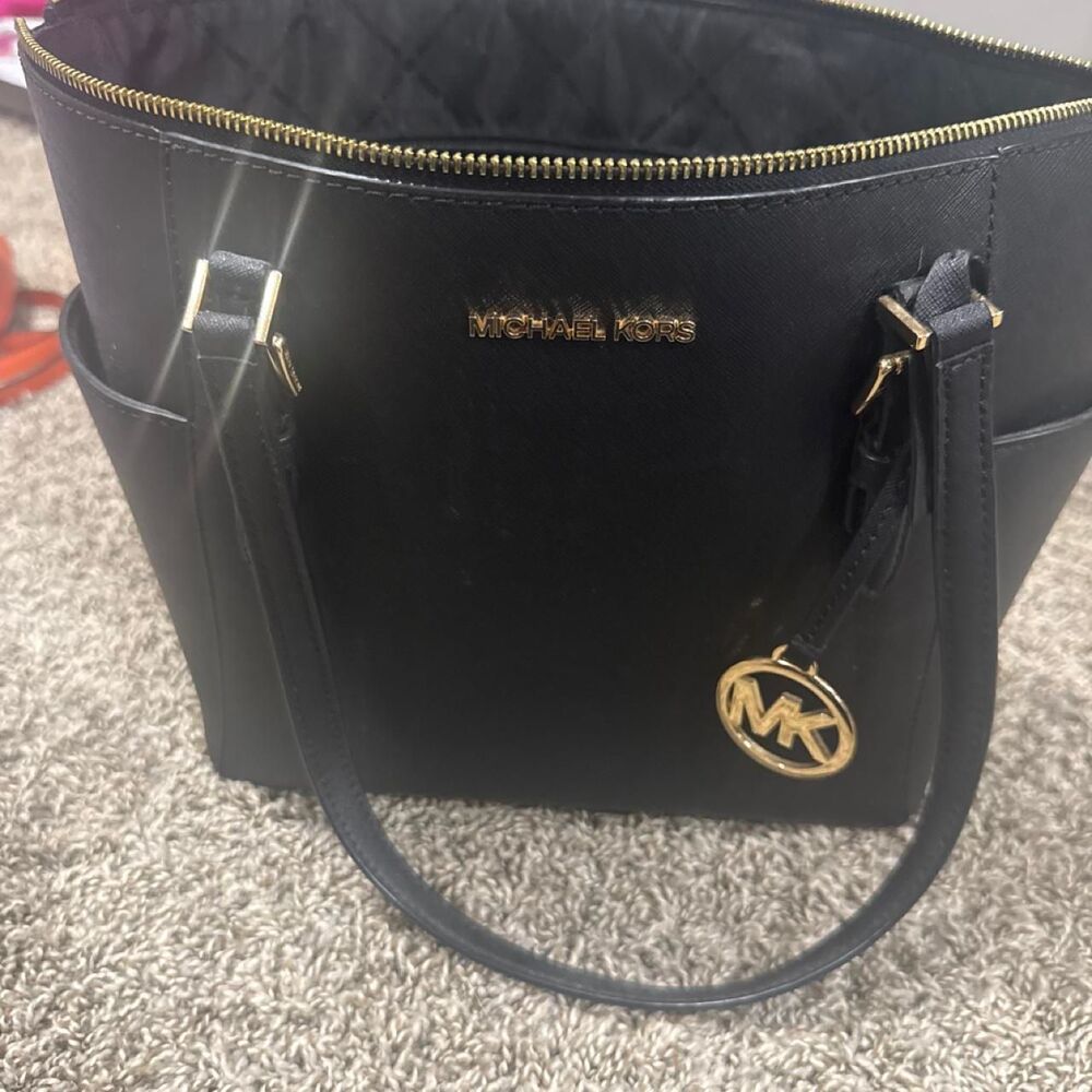 Michael-kors Women's Black and Navy Bag